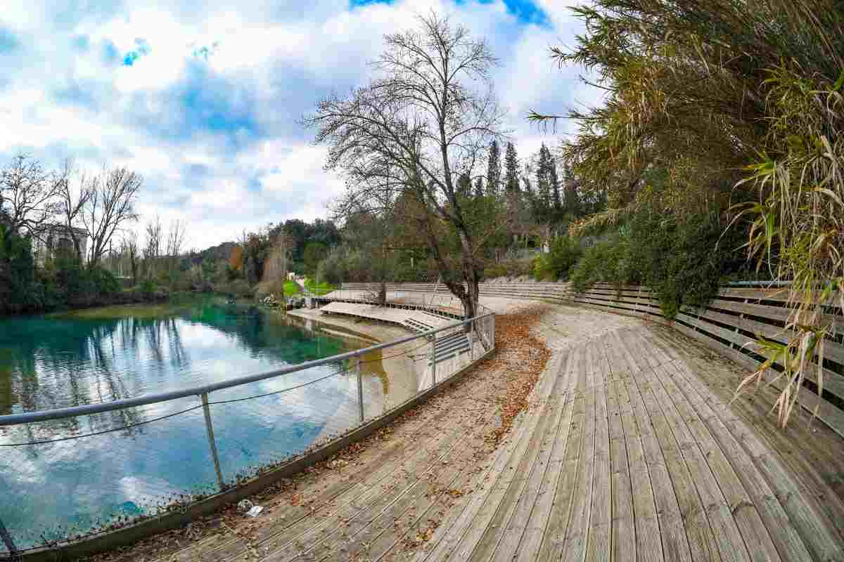 mole dei narni piscina naturale in italia